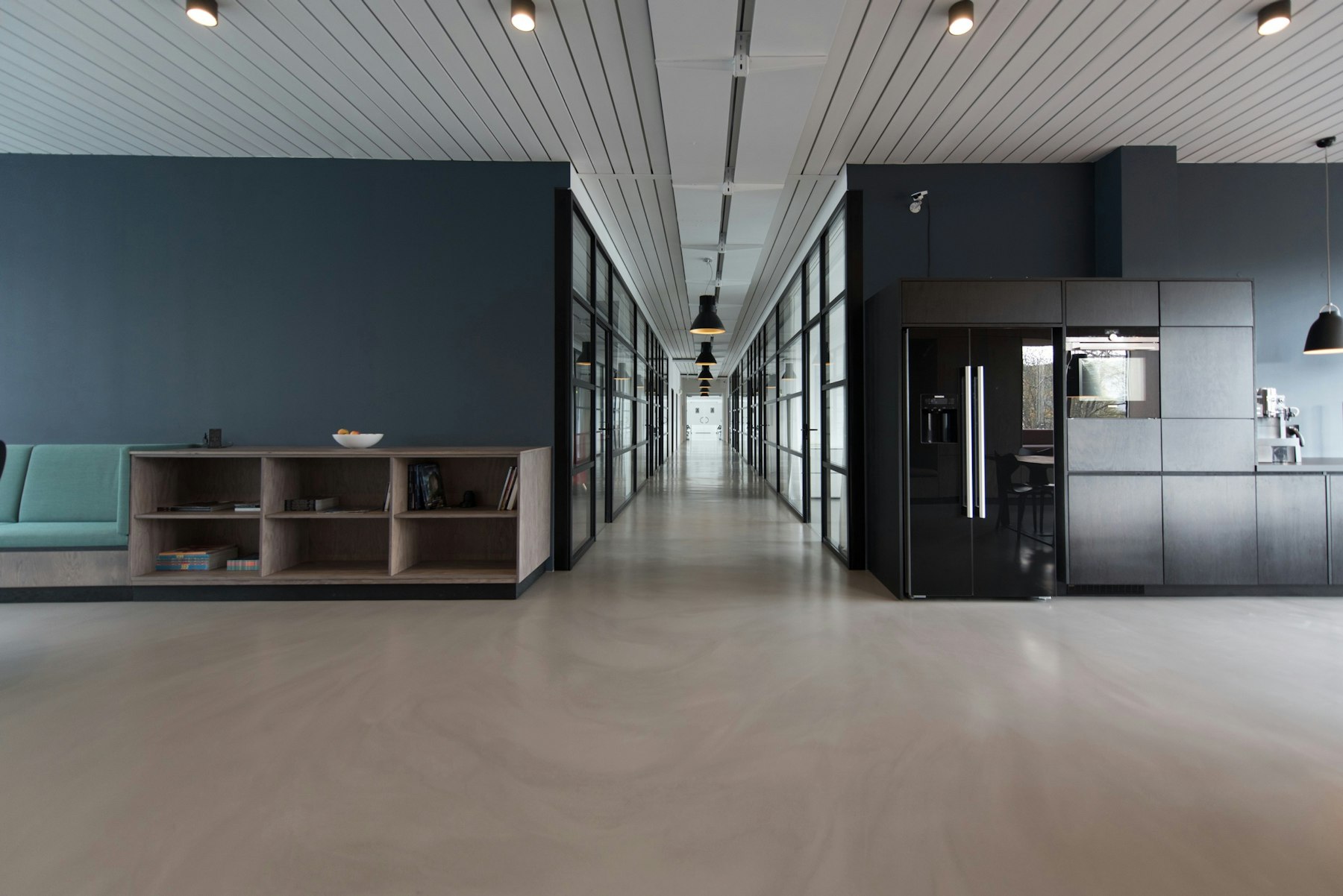 Modern office corridor